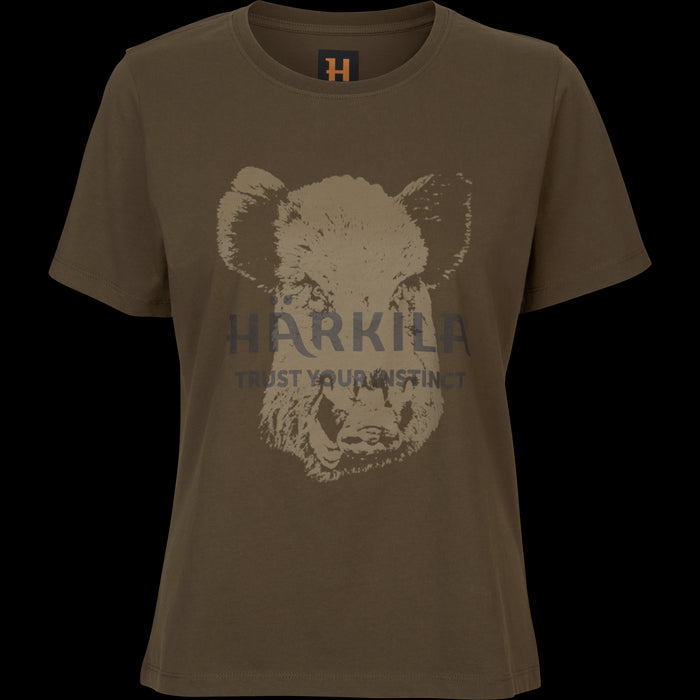 Härkila Wildboar S/S T-shirt W Willow green - Härkila