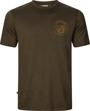 Härkila Game S/S T-Shirt - Willow green stag