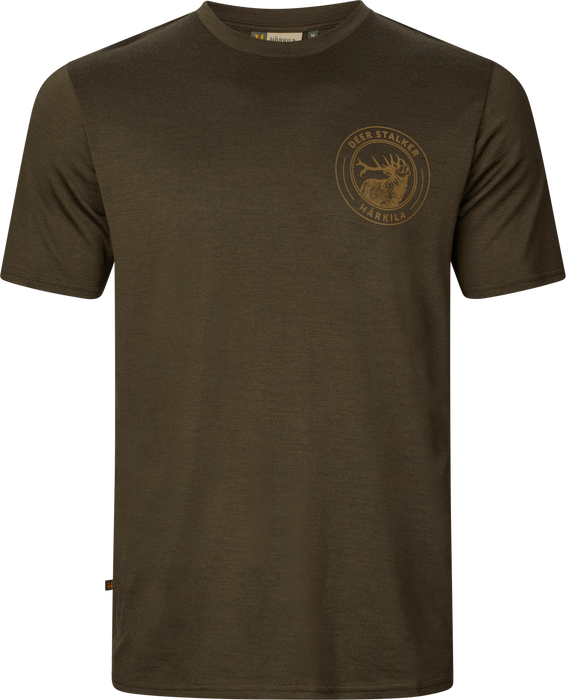Härkila Game S/S T-Shirt - Willow green stag
