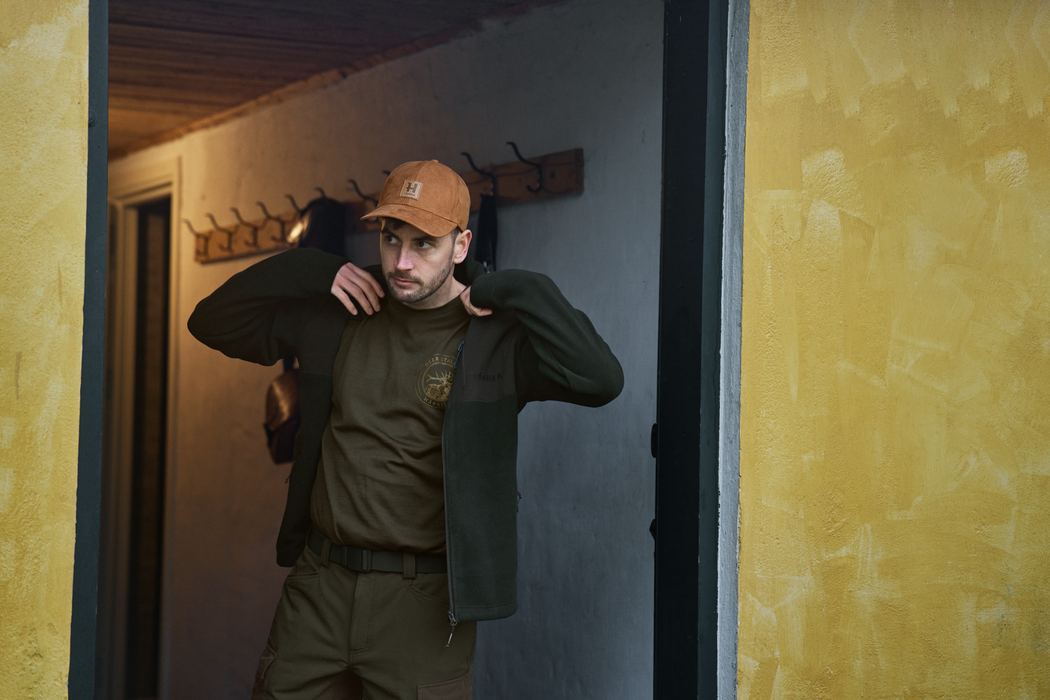 Härkila Game S/S T-Shirt - Willow green stag