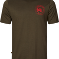Härkila Game S/S T-Shirt - Willow green moose
