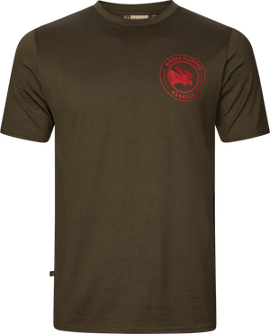 Härkila Game S/S T-Shirt - Willow green moose