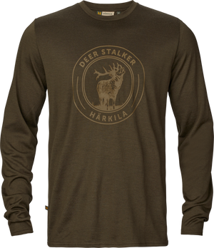 Härkila Game L/S T-Shirt - Willow green stag