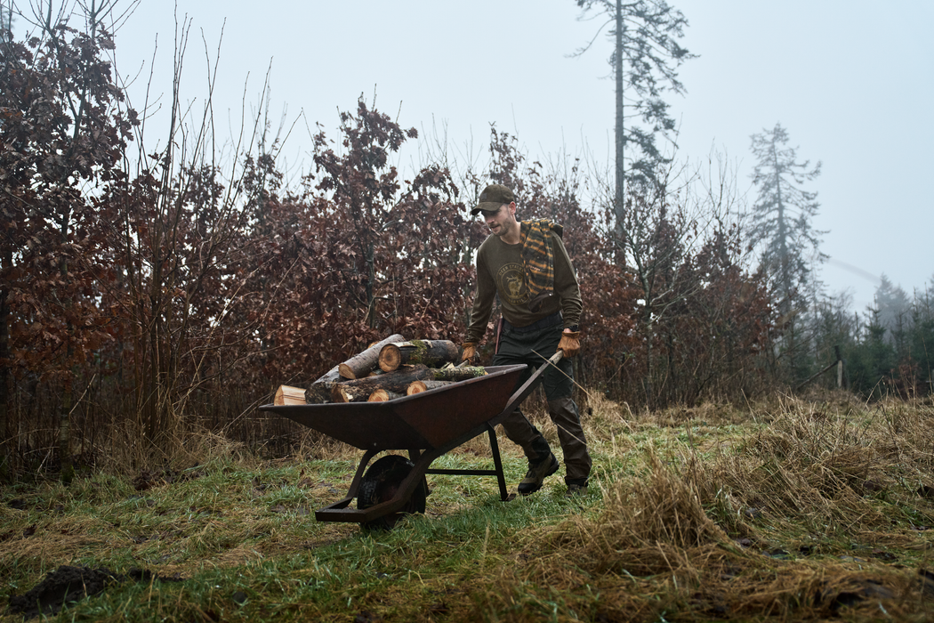 Härkila Game L/S T-Shirt - Willow green stag