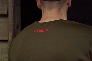 Härkila Game L/S T-Shirt - Willow green moose