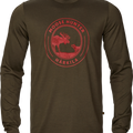 Härkila Game L/S T-Shirt - Willow green moose