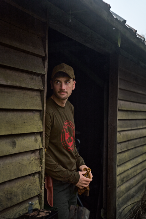 Härkila Game L/S T-Shirt - Willow green moose