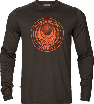 Härkila Game L/S T-Shirt - Shadow brown wildboar