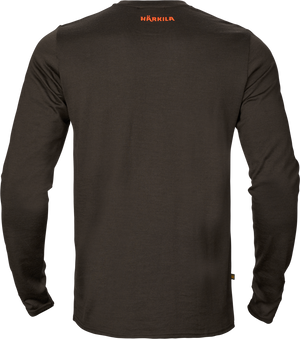 Härkila Game L/S T-Shirt - Shadow brown wildboar