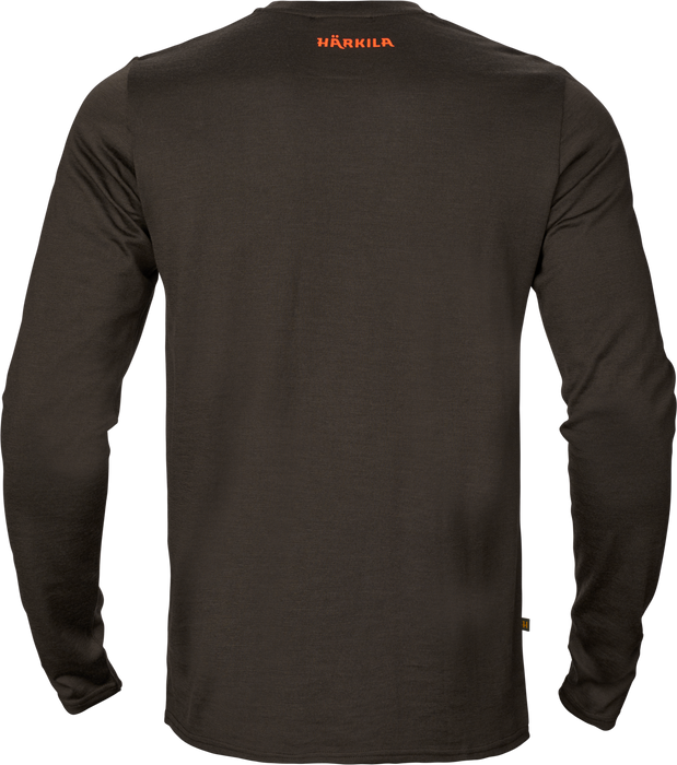 Härkila Game L/S T-Shirt - Shadow brown wildboar