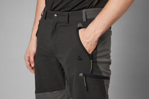Outdoor stretch bukser - Black/Grey - Seeland
