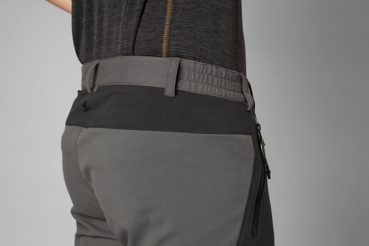 Outdoor stretch bukser - Black/Grey - Seeland