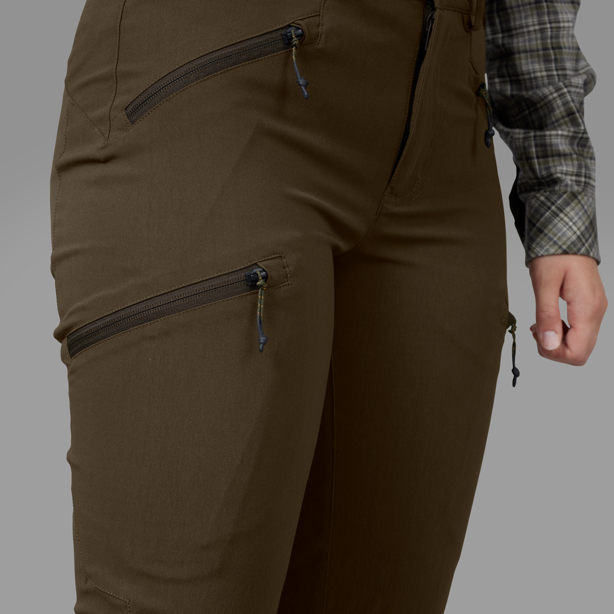 Larch stretch bukser Women - Pine green - Seeland
