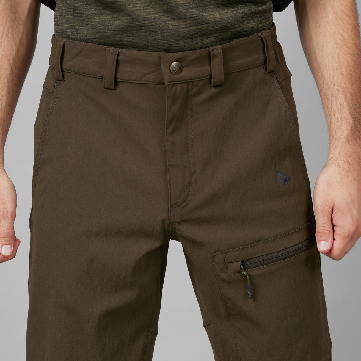 Rowan stretch shorts - Pine green - Seeland