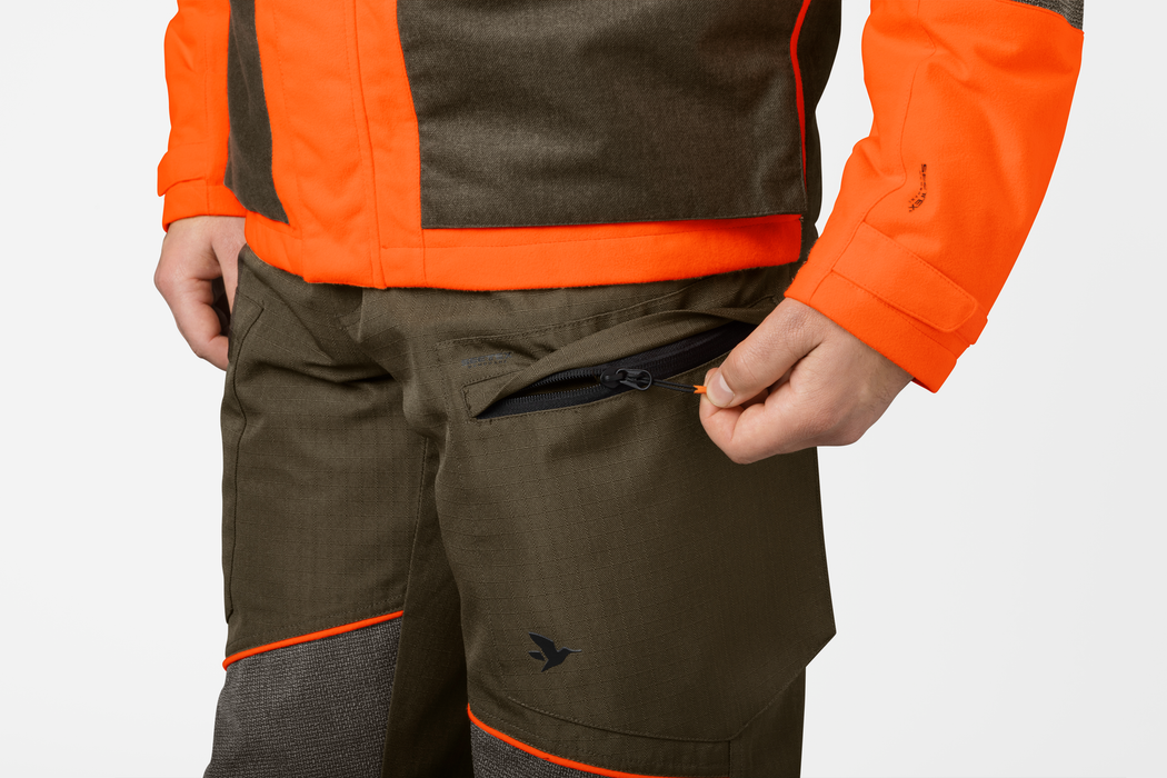 Venture bukser Pine green/Hi-Vis orange - Seeland