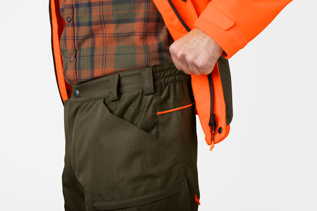 Venture bukser Pine green/Hi-Vis orange - Seeland