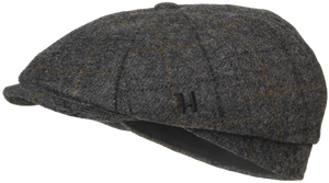 Benmore Baker Boy Cap - Charcoal grey