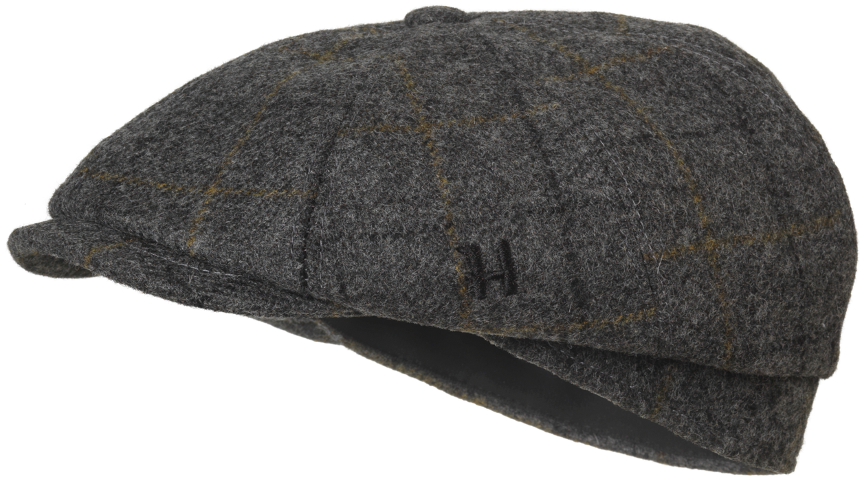 Benmore Baker Boy Cap - Charcoal grey