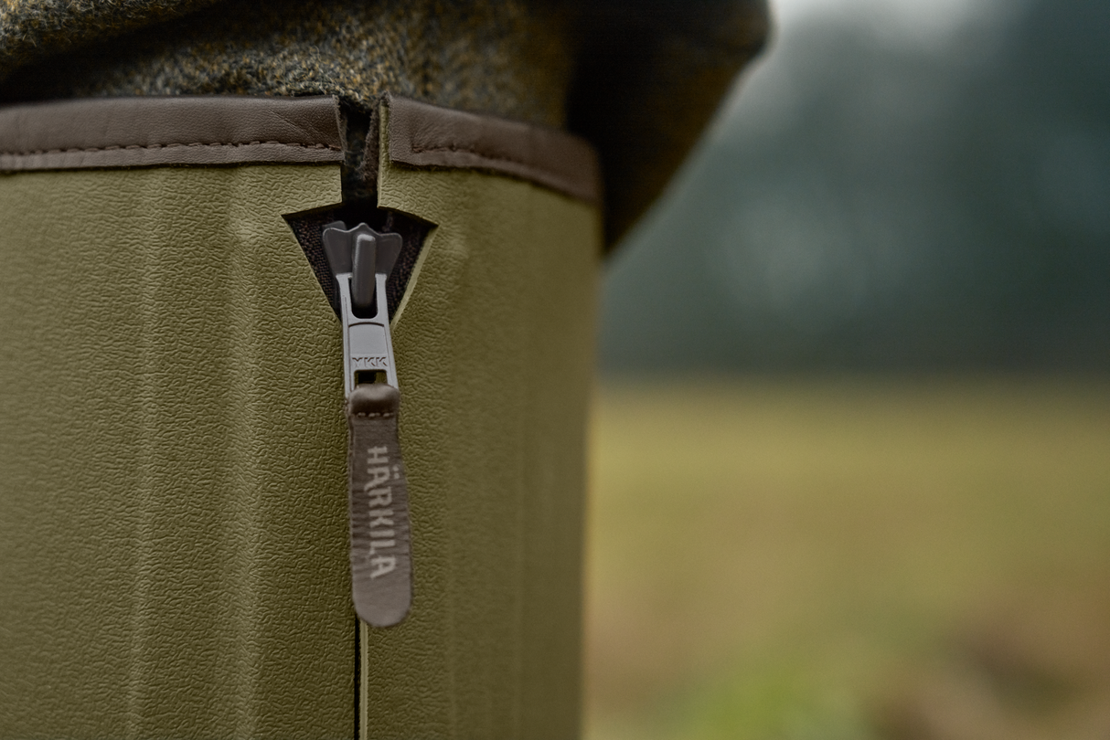 Forester Zip Gummistøvle - Dark olive
