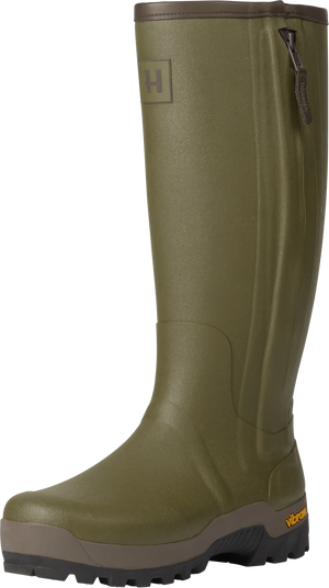 Forester Zip Gummistøvle - Dark olive