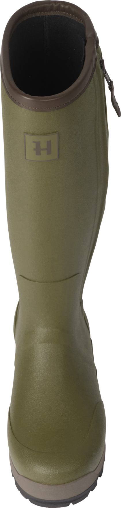 Forester Zip Gummistøvle - Dark olive