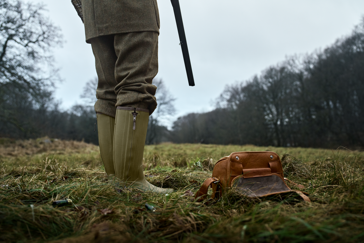 Forester Zip Gummistøvle - Dark olive