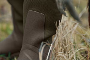 Forester Textile Gummistøvle - Willow green/Deep brown