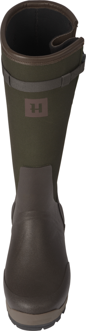 Forester Textile Gummistøvle - Willow green/Deep brown