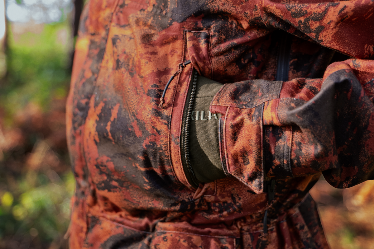 Forest Hunter GTX camo lang jakke - AXIS MSP®Autumn orange  - Härkila