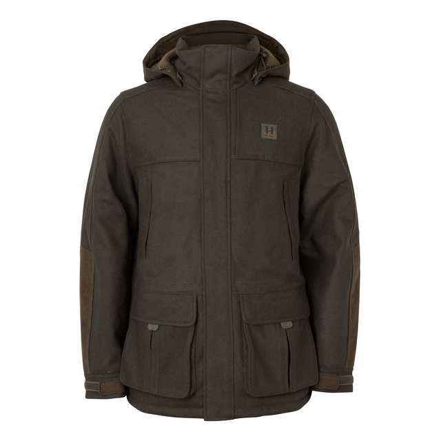 Kodiak CleverWool HSP isoleret jakke - Dark hunting green/Shadow brown - Härkila