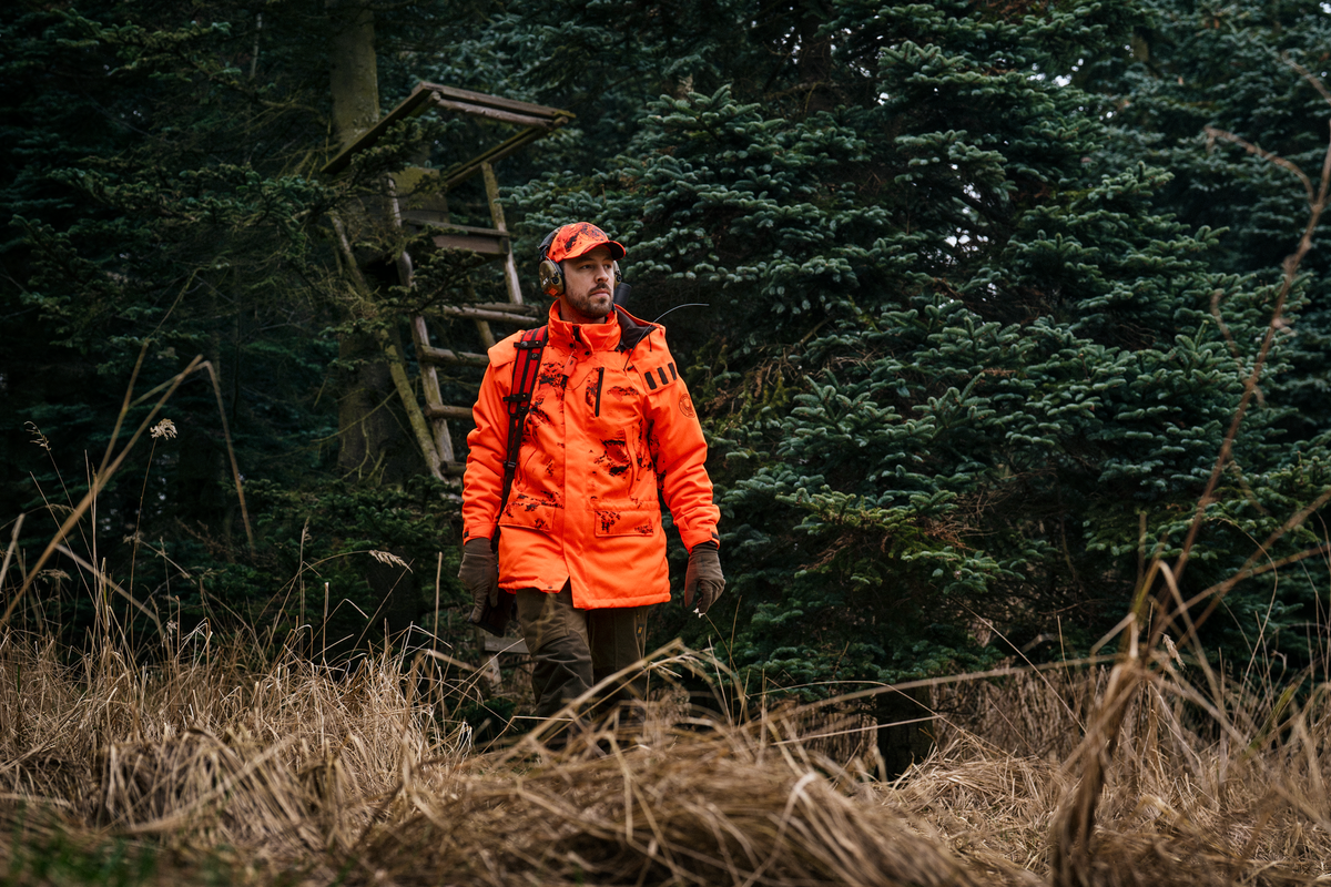 Wildboar Pro Blaze camo HWS isoleret jakke - AXIS MSP®CE orange - Härkila