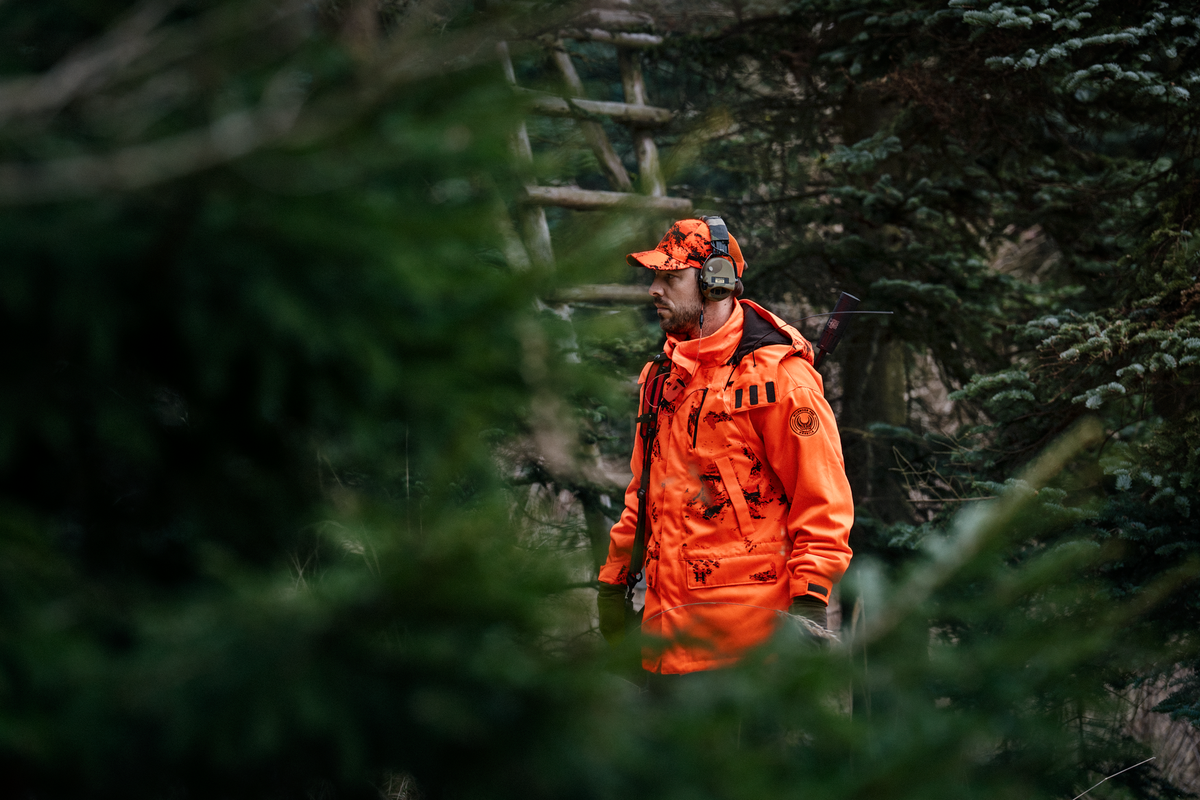 Wildboar Pro Blaze camo HWS isoleret jakke - AXIS MSP®CE orange - Härkila