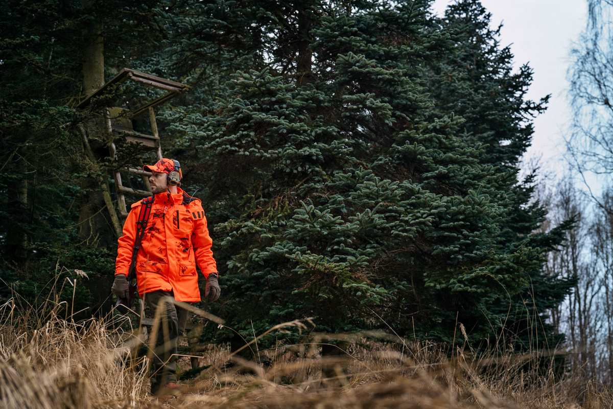 Wildboar Pro Blaze camo HWS isoleret jakke - AXIS MSP®CE orange - Härkila