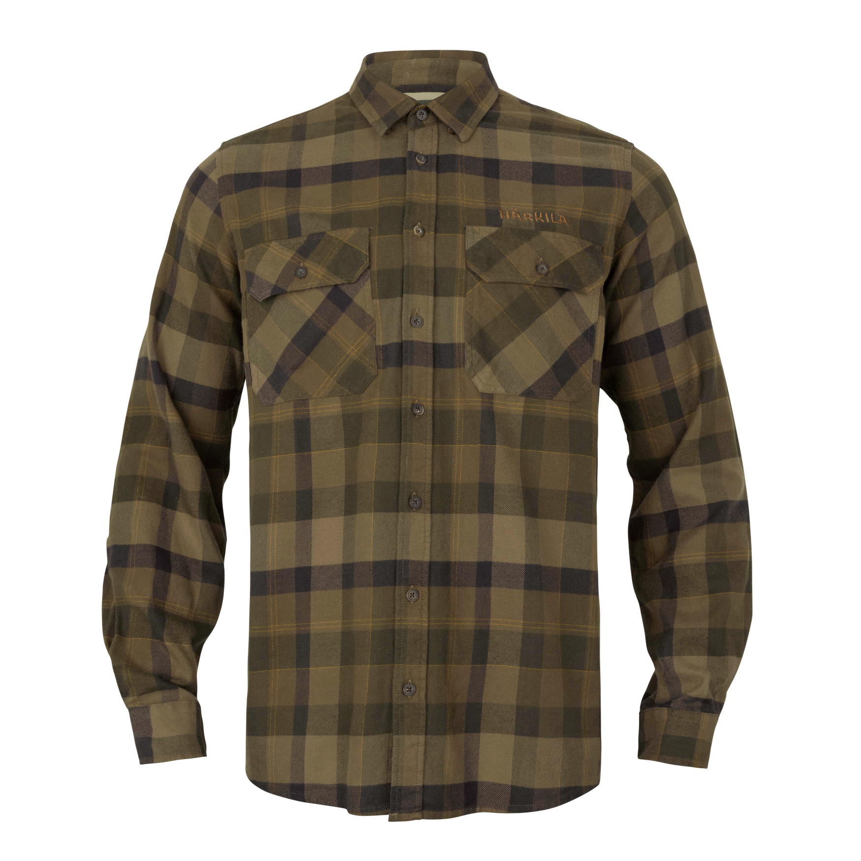 Asmund L/S skjorte - Beech green check - Härkila