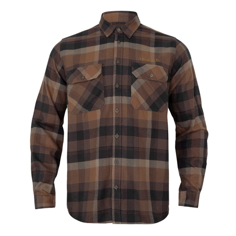 Asmund L/S skjorte - Rust brown check - Härkila
