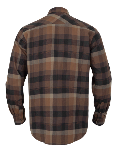 Asmund L/S skjorte - Rust brown check - Härkila