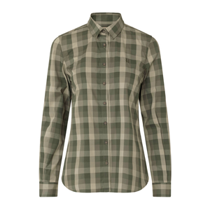 Akeena L/S skjorte W - Forest night check - Härkila