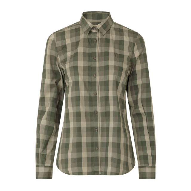 Akeena L/S skjorte W - Forest night check - Härkila