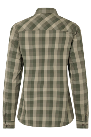 Akeena L/S skjorte W - Forest night check - Härkila