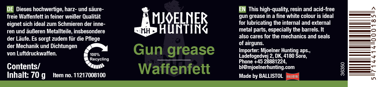 Våbenfedt - 70 g. - Mjoelner hunting