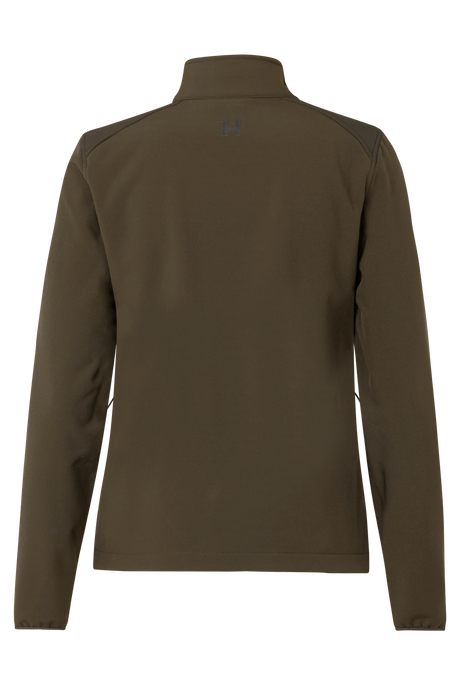 Härkila Scandinavian softshell-jakke W - Willow green/Shadow brown - Härkila