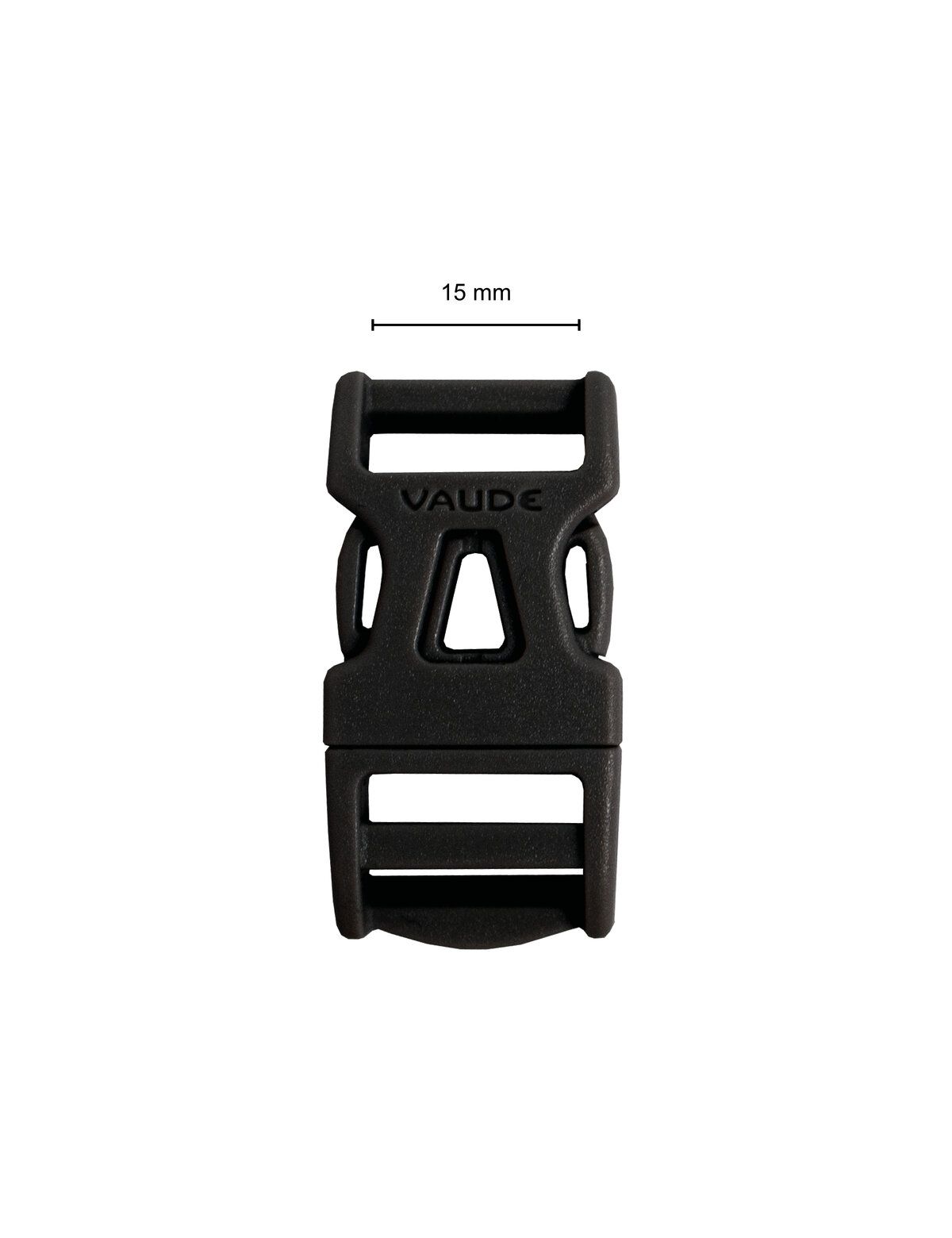 Steckschnalle 15 mm Single Adjust - Vaude