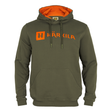 Härkila Identity Hoodie - Grape leaf/Mandarin orange - Härkila