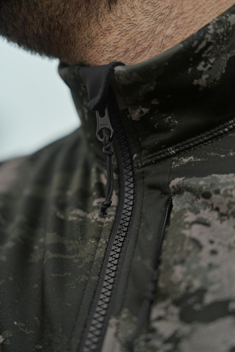Härkila NOCTYX Camo Full Zip Fleece - AXIS MSP®Black
