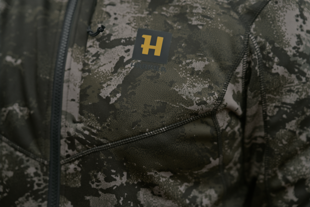 Härkila NOCTYX Camo Full Zip Fleece - AXIS MSP®Black