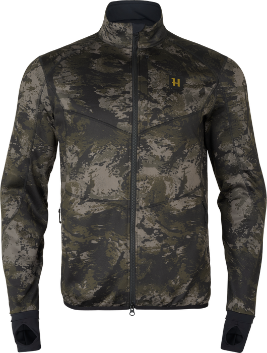 Härkila NOCTYX Camo Full Zip Fleece - AXIS MSP®Black