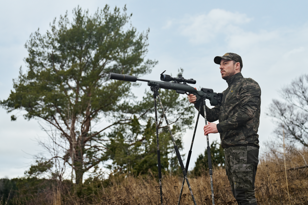 Härkila NOCTYX Camo Full Zip Fleece - AXIS MSP®Black