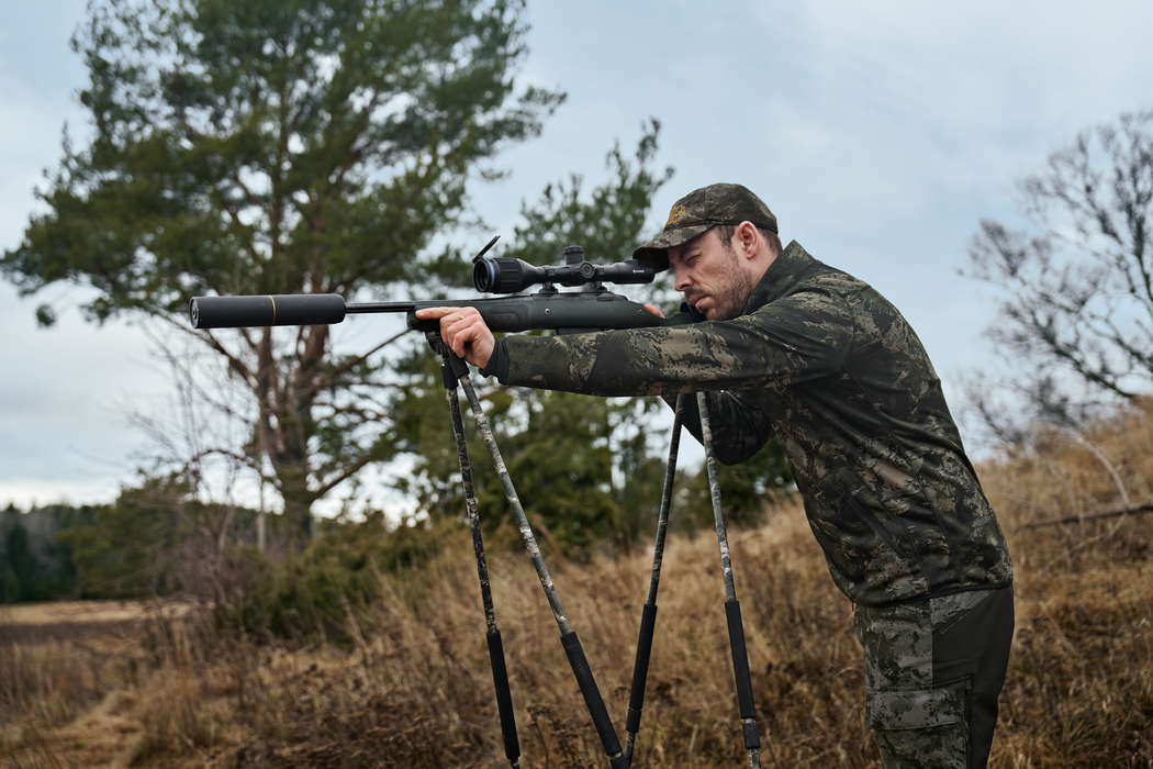 Härkila NOCTYX Camo Full Zip Fleece - AXIS MSP®Black