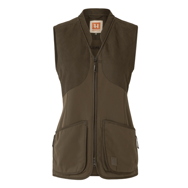 Skye skydeveste W - Willow green/Shadow brown - Härkila