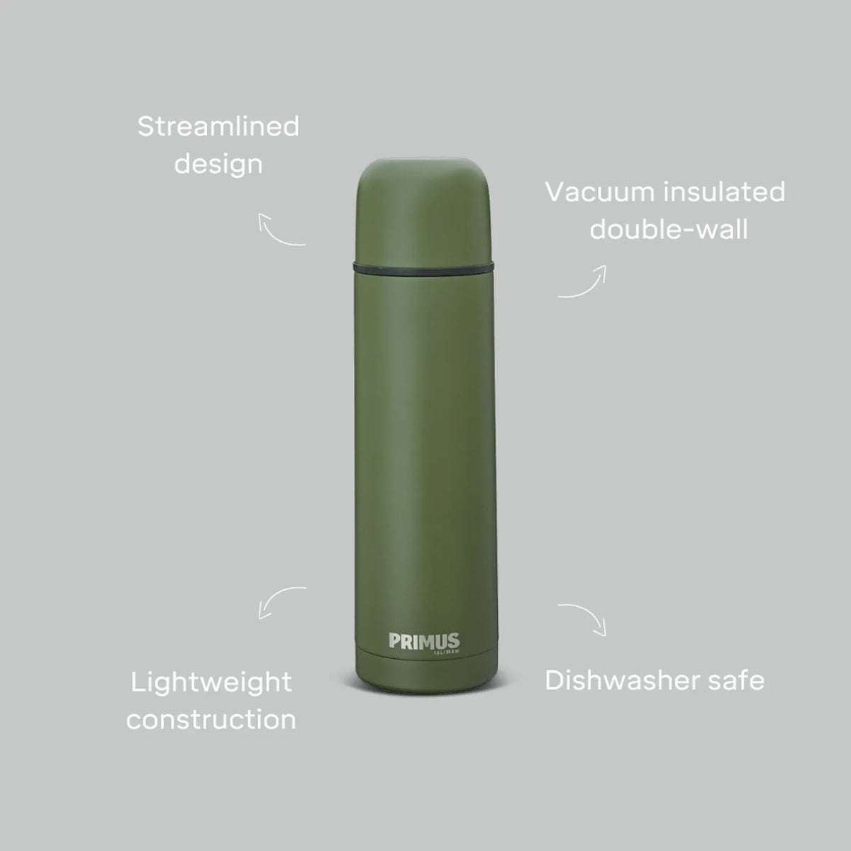 Classic Light Vacuum Bottle OLIVE DRAB GREEN / 0.35 L - Primus